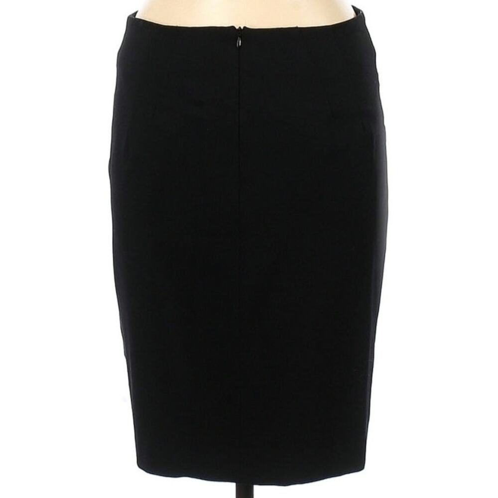 Poleci Black Brown Midi Size 6 Skirt - Picture 5 of 8